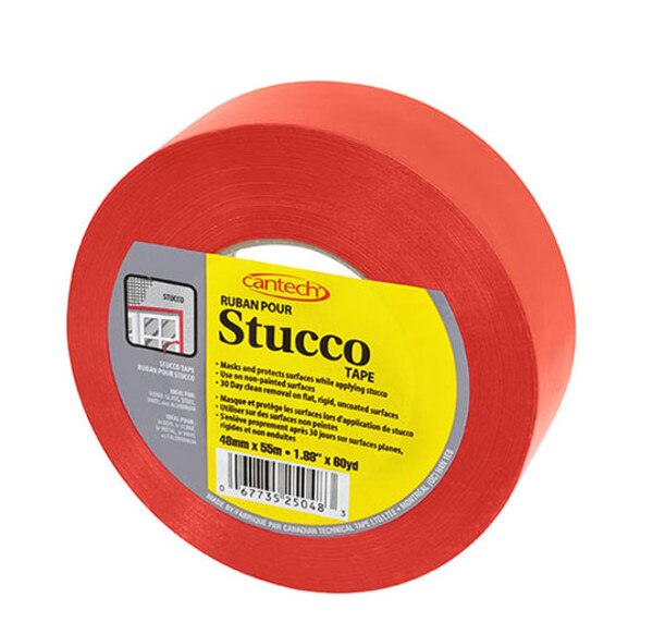 Img of #250-02 7 MIL Red Vinyl Stucco Tape - 2 per Roll